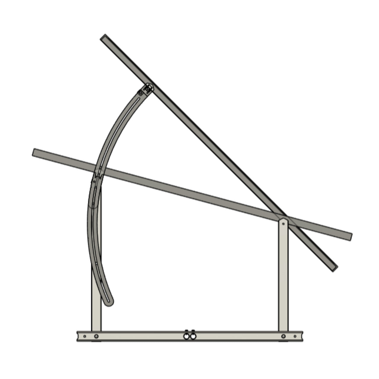 IntegraRack IR-45ASA Adjustable Seasonal Angle BallastRack™ Solar Module Racking System | 1 Frame